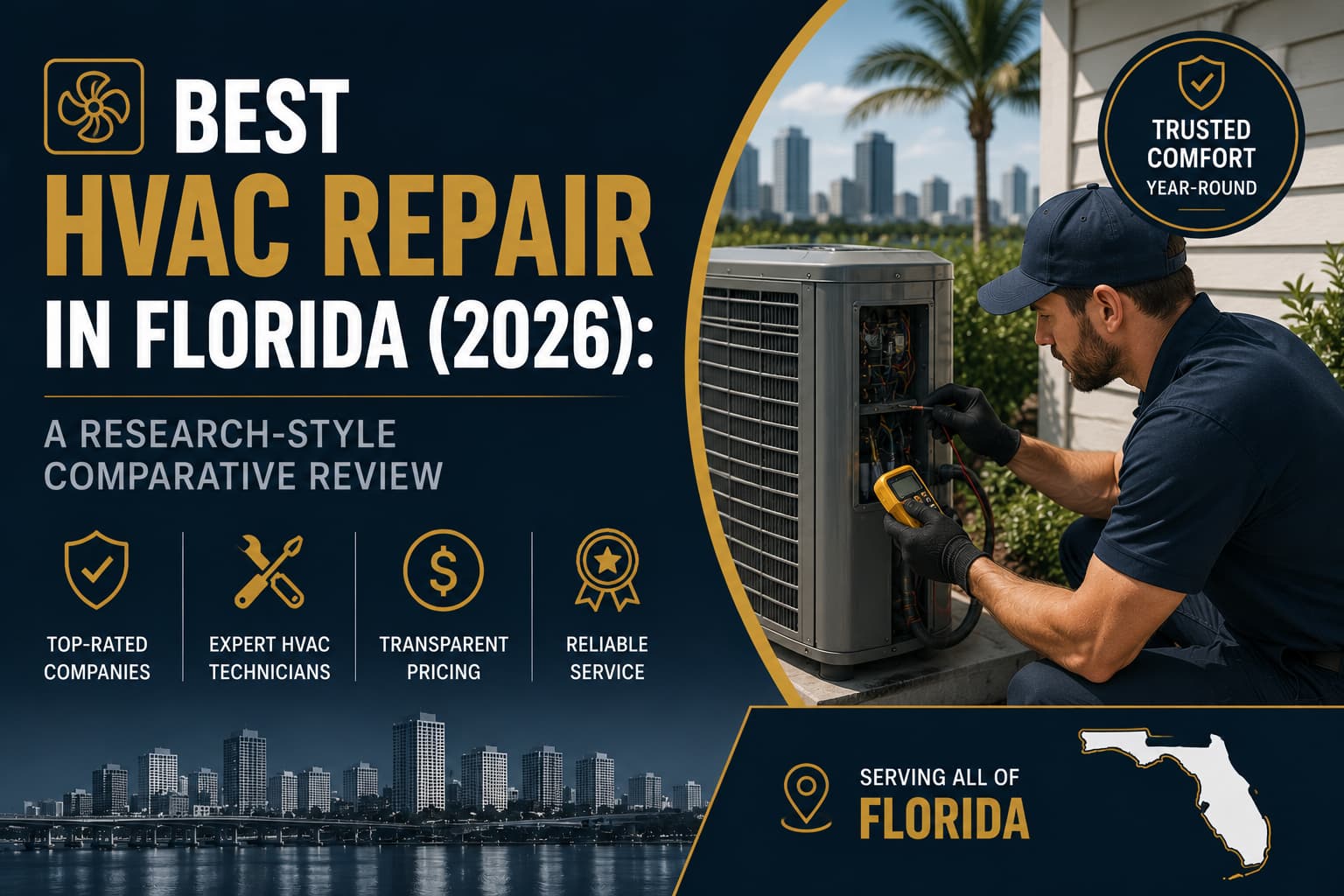 Best HVAC Repair in Florida (2026): A Research‑Style Comparative Review